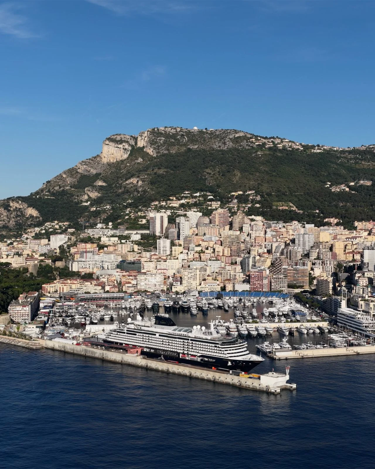 EXPLORA I docked in Port Hercule, Monaco during Grand Prix weekend